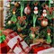 36 Pieces Christmas Crafts for Children, Beaded Ornament Kit to Make Wreath Snowman Christmas Tree Decorations Holiday Tree Party Supplies